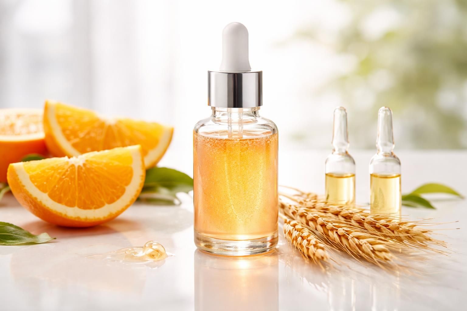 découvrez les bienfaits de l'acide férulique associé à la vitamine c pour une peau éclatante, protégée et revitalisée grâce à cette combinaison gagnante.