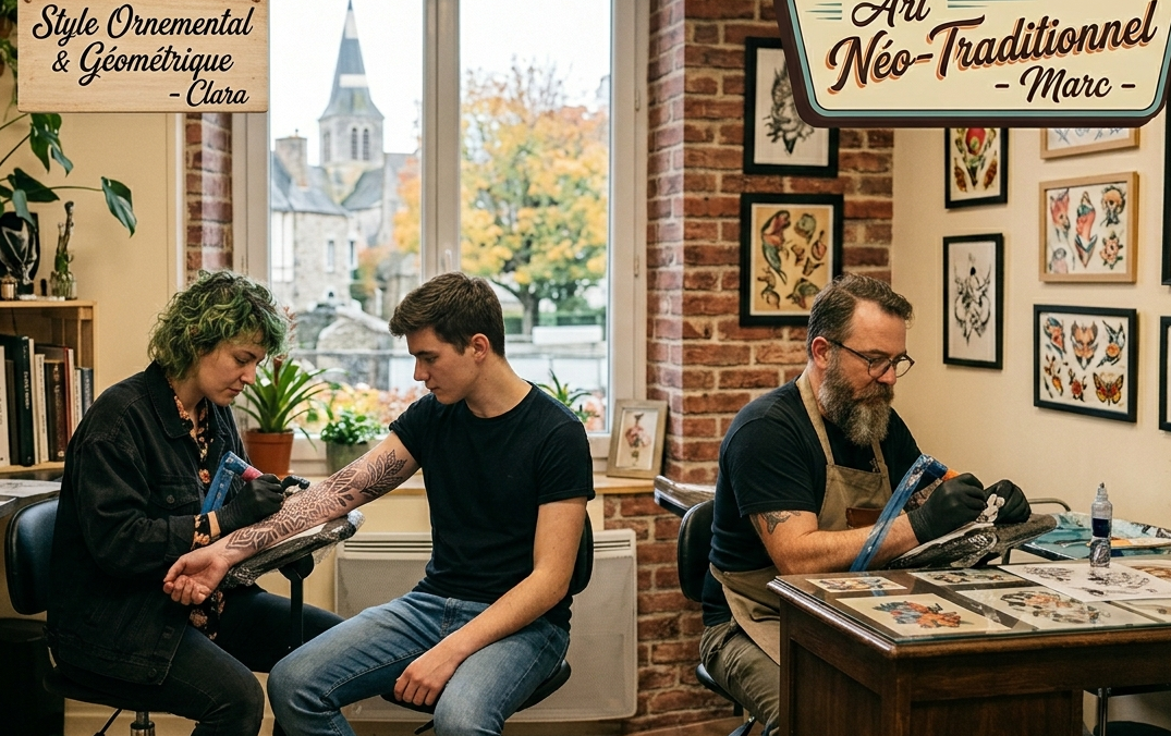 styles uniques des tatoueurs à Beaupreau