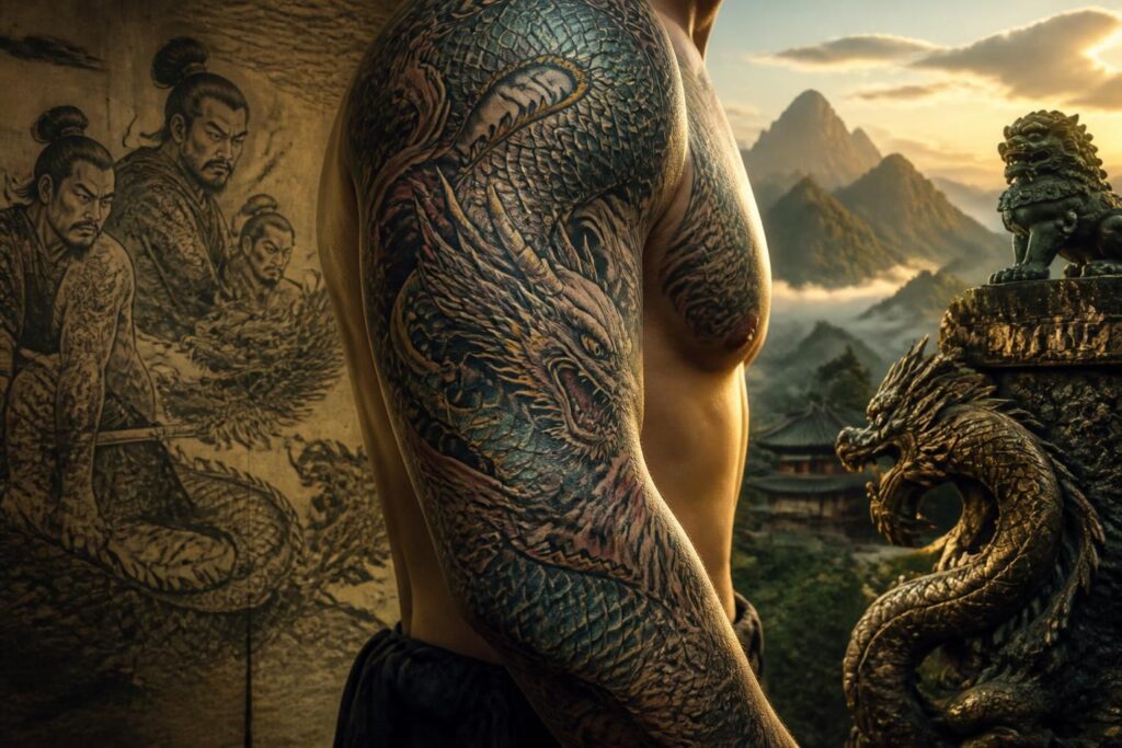 découvrez la signification profonde du tatouage du dragon à travers l'histoire et les traditions, un symbole puissant chargé de mythes et de culture.