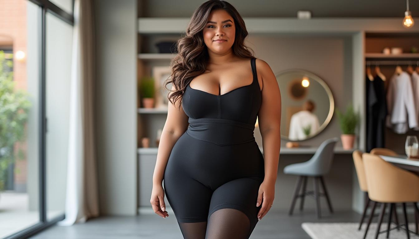 découvrez le body gainant grande taille sculptant, spécialement conçu pour sublimer les courbes des femmes rondes. alliez confort et élégance avec cette révolution mode qui affine la silhouette en toute confiance.