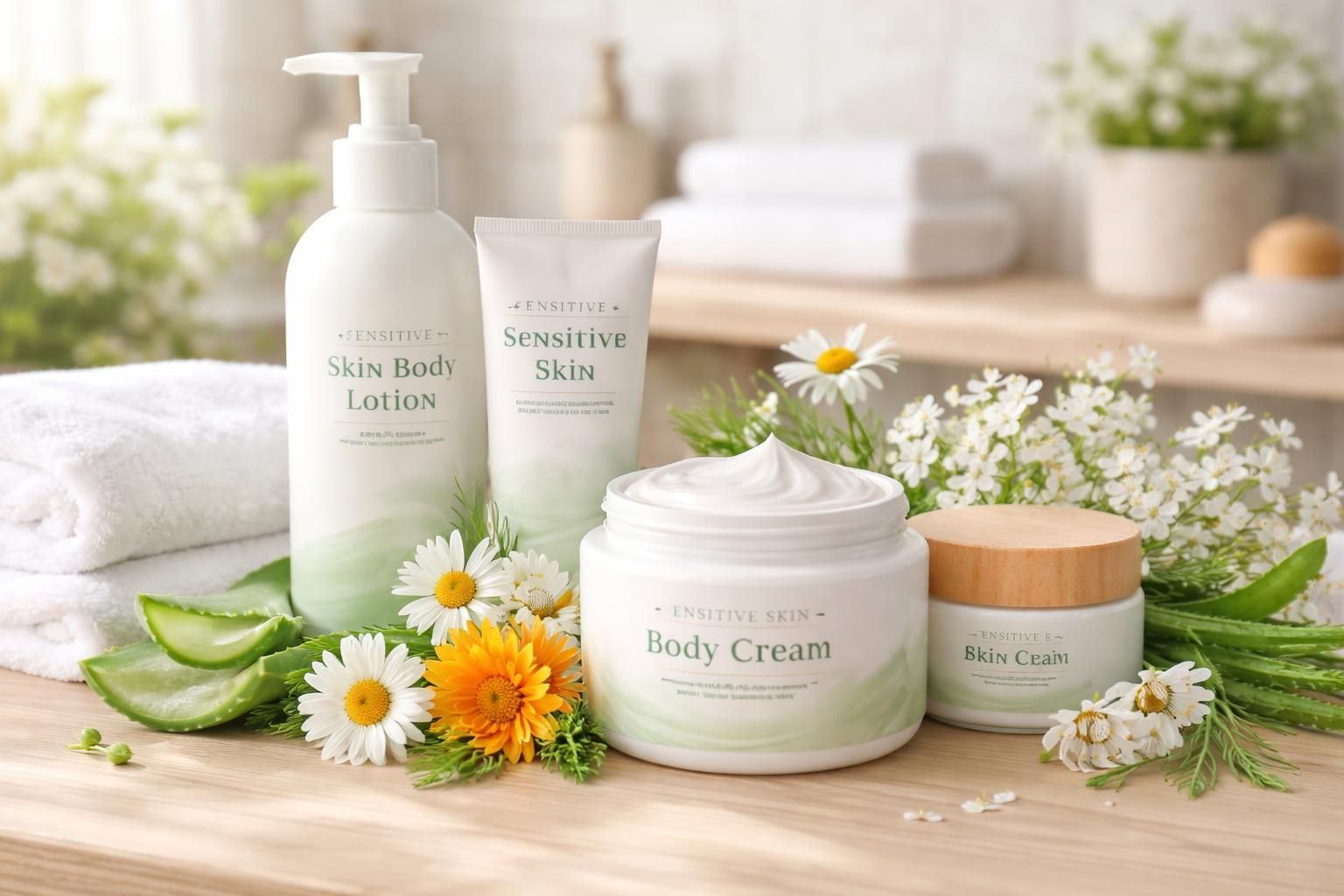 découvrez notre sélection de crèmes hydratantes spécialement formulées pour les peaux sensibles, offrant douceur et protection toute la journée.