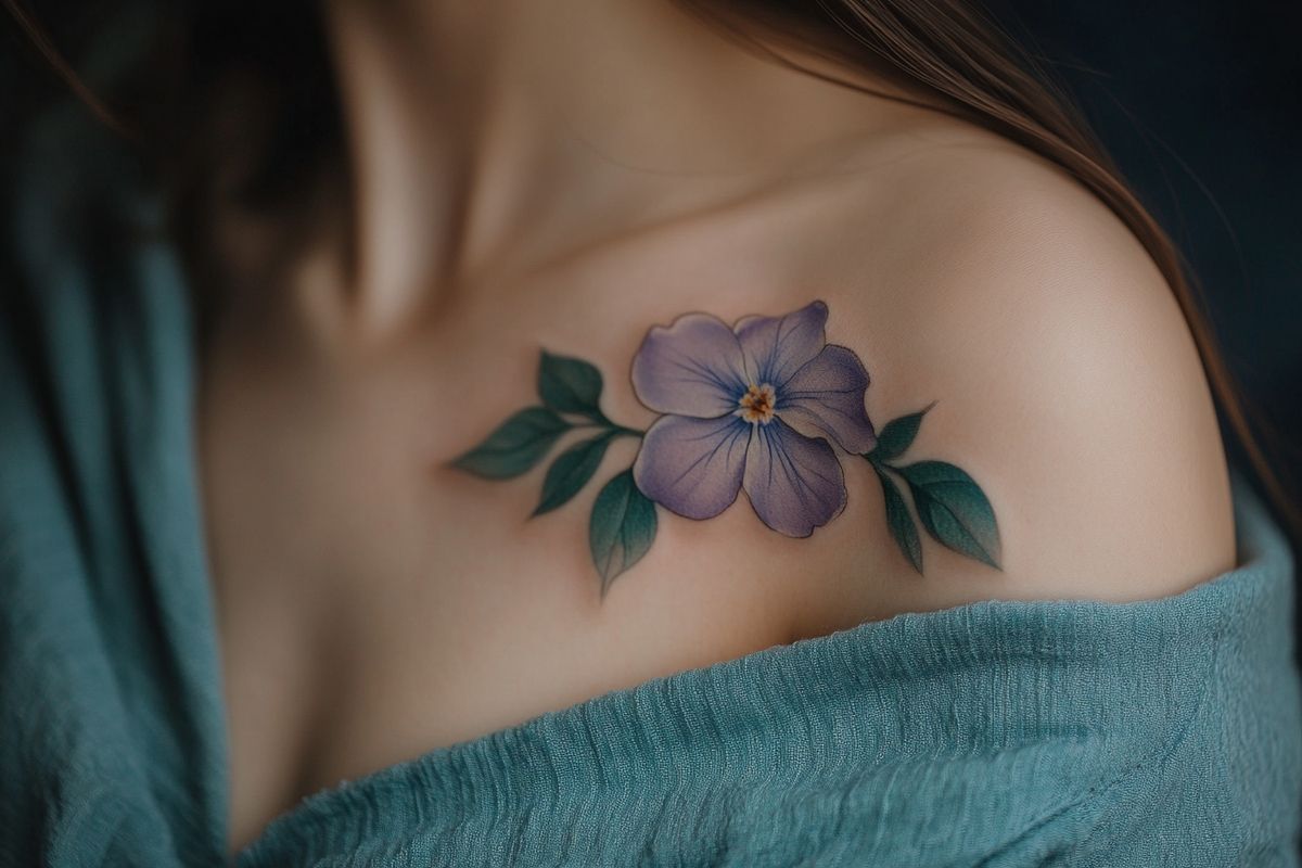 Les différentes interprétations du tatouage lilas