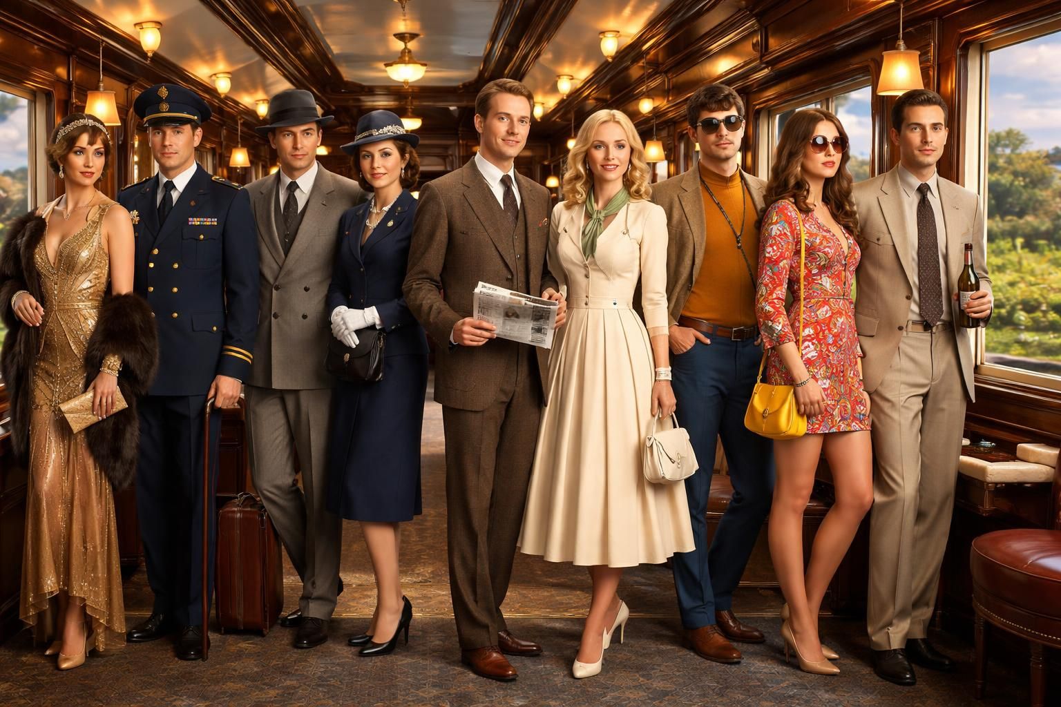 découvrez l'évolution captivante des tenues vestimentaires à bord de l'orient express, retraçant les styles et tendances qui ont marqué chaque décennie de ce légendaire train de luxe.