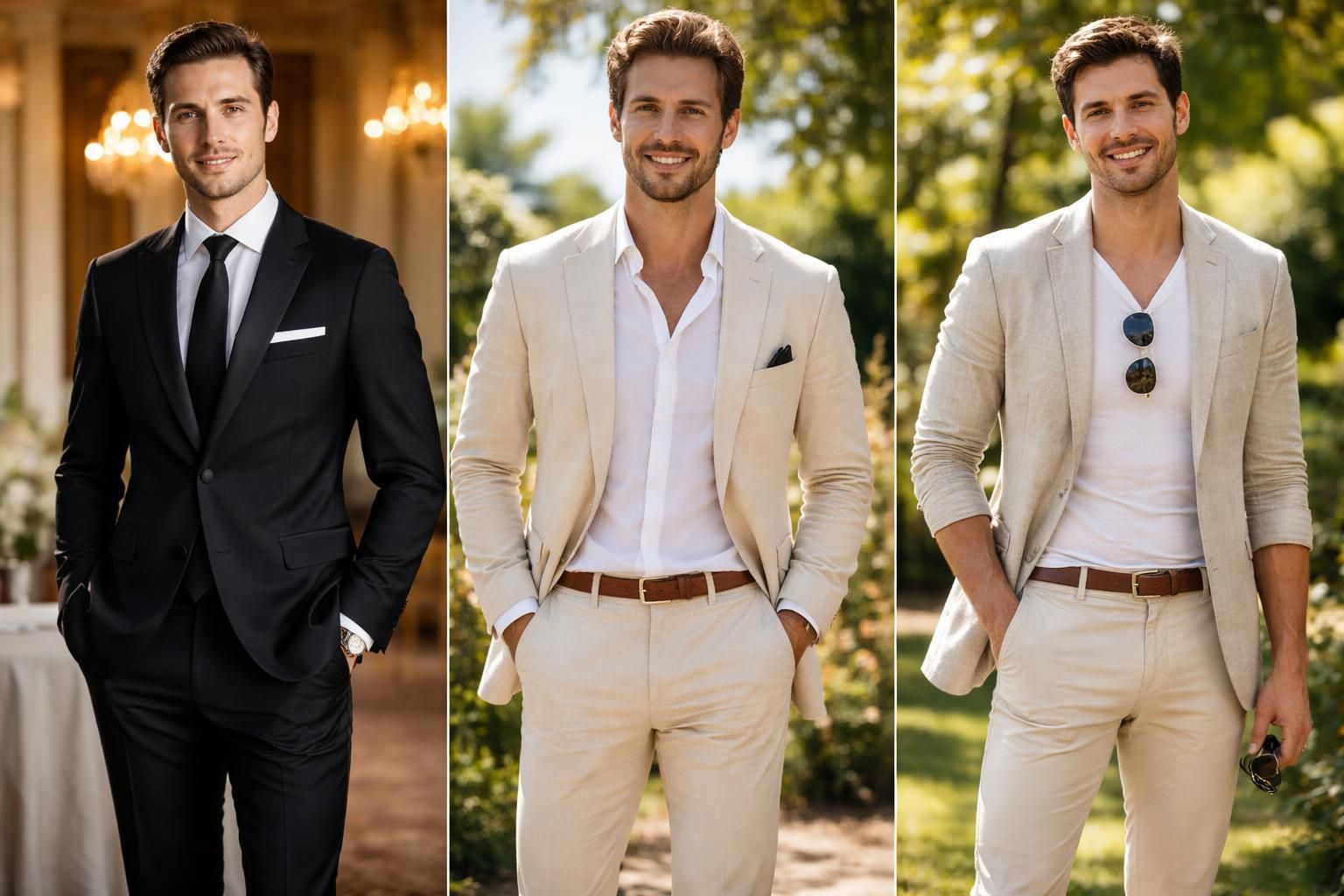 découvrez notre guide complet pour choisir la tenue parfaite pour un mariage homme, adaptée au dress code, à la météo et à votre budget.