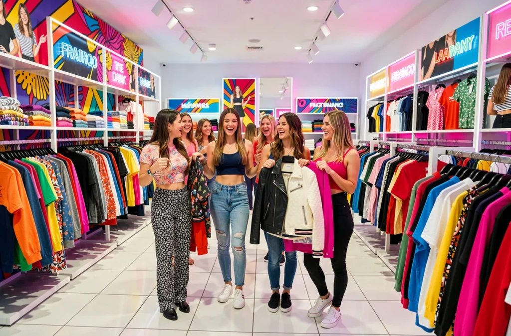 Magasin Only Stores France, mode féminine jeune et accessible avec ambiance dynamique
