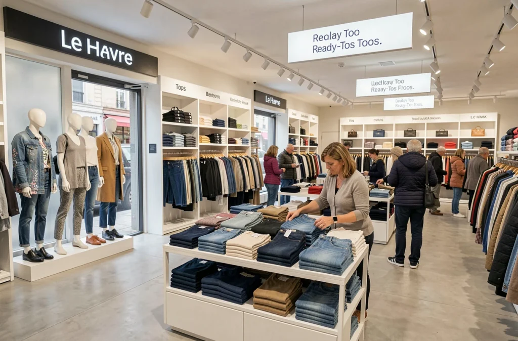 Magasin Promod au Havre, enseigne nationale de prêt-à-porter féminin en Seine-Maritime